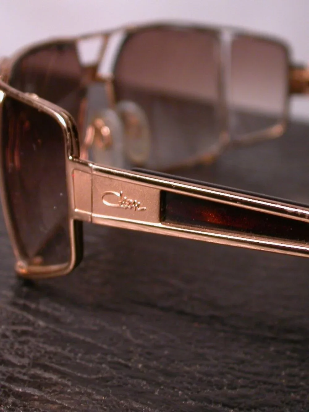 Cazal 932 Big Gold shades Sunglasses Made in Germany Frame Only